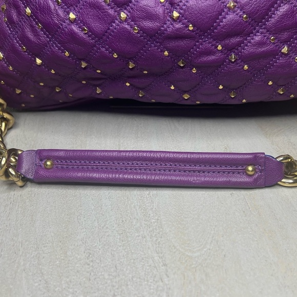 Marc Jacobs Stardust Cecilia Quilted Leather Studded Satchel - Picture 6 of 13